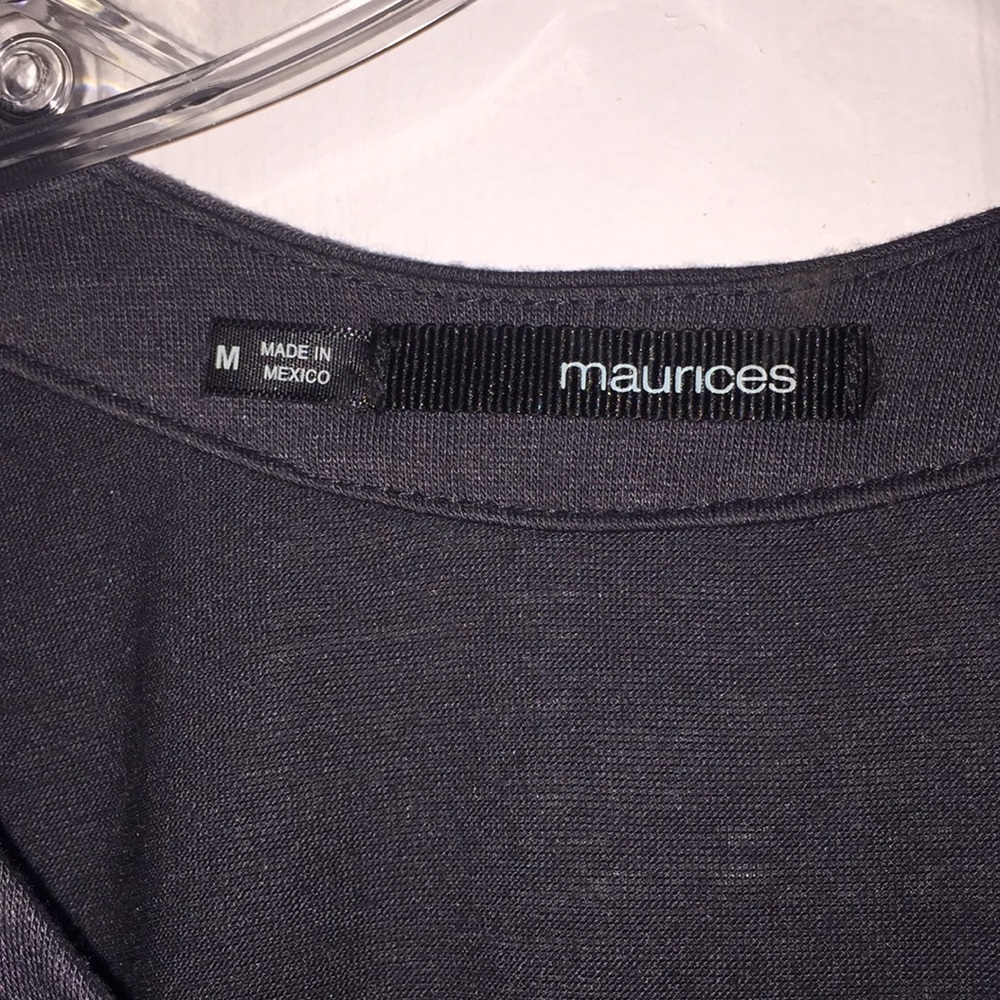 Slate grey Ruffle Top - Picture 4 of 7